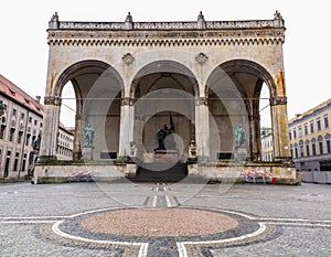 Odeonsplatz in Munich, Bavaria, Germany photo