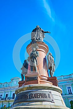 Odessa Founders monument, Odessa, Ukraine photo