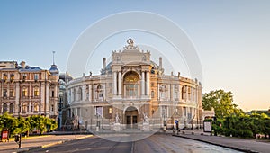 Odessa Opera House in a morning photo