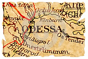 Odessa old map