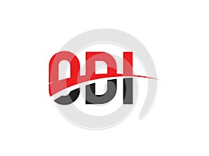ODI Letter Initial Logo Design Vector Illustration