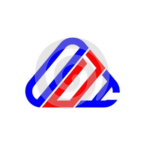 ODI letter logo creative design with vector graphic, ODI