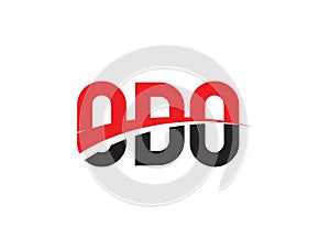 ODO Letter Initial Logo Design Vector Illustration photo