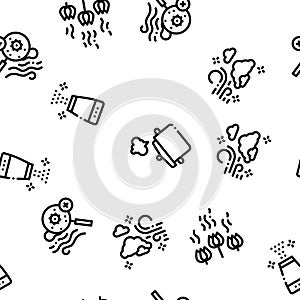 Odor Aroma And Smell Seamless Pattern Vector