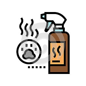 odor neutralizer color icon vector illustration