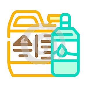 odor neutralizer compost color icon vector illustration