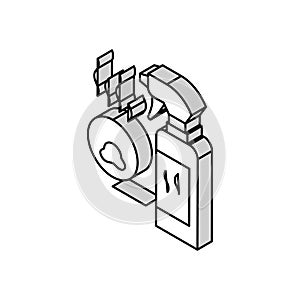 odor neutralizer isometric icon vector illustration