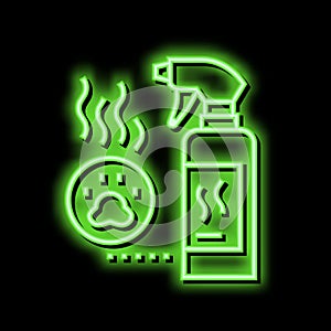 odor neutralizer neon glow icon illustration photo