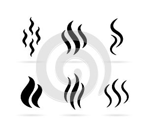 Odour scent vector icon