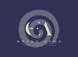 OEA abstract letter logo design