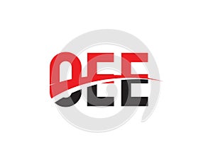 OEE Letter Initial Logo Design Vector Illustration