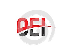 OEI Letter Initial Logo Design Vector Illustration