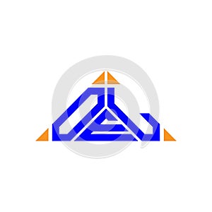 OEL letter logo creative design with vector graphic, OEL