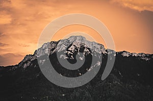 Oetscher mountain in the Ybbstaller Alpen, Austria