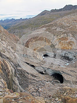 Oetztal: Rest of a glacier