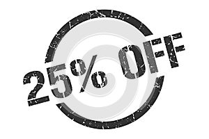 25% off stamp