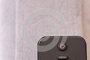 Off button on TV commander and its standing