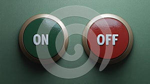 On and Off Buttons