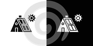 Off the Grid icon Flat line illustration