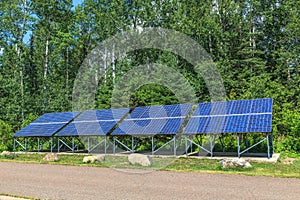 Off Grid Solar Power Array For Electricity Generation`