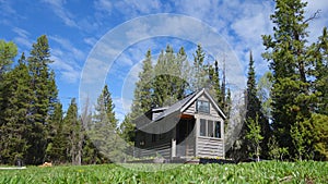 Off grid tiny house in the mountains