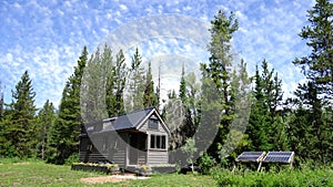 Off grid tiny house in the mountains