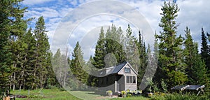 Off grid tiny house in the mountains