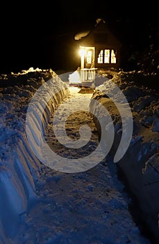 Off grid tiny house in the mountains