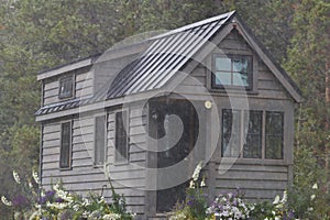 Off grid tiny house in the mountains