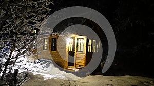 Off grid Winter Tiny House