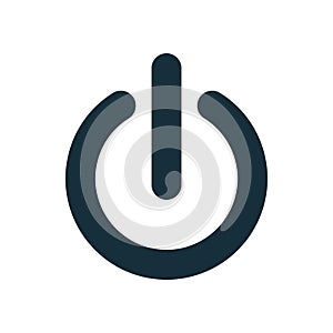 On off power button switch icon