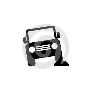 off-road car icon. Elements of transport icon. Premium quality graphic design icon. Signs and symbols collection icon for websites
