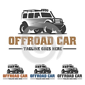 off road car logo, offroad logo, SUV car logo template, off-road