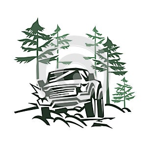 Off-road logo element