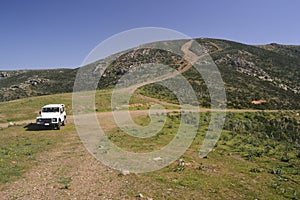 Off road in the Sarrabus mountains