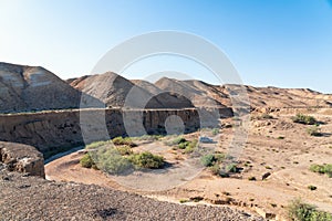 Off-road vehicle trip to the mountain canyon