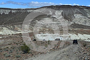 Off roading in californai desert