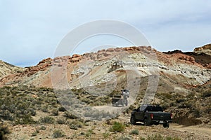 Off roading in California Desert