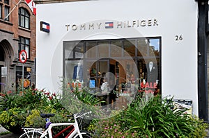 50% off sale at Tommy Hilfiger store in Copenhagen Denmark