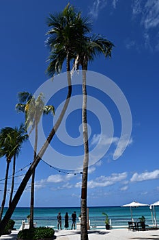 Off the Seven Mile Beach in the Cayman Islands