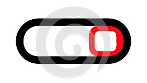 On Off Slider Switch Icon. Control Toggle Element, vector design Generative AI