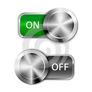 On/Off sliders user interface element