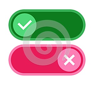 On off switch icon vector isolated