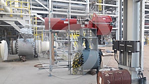 On-off valve installation in oil & gas plant