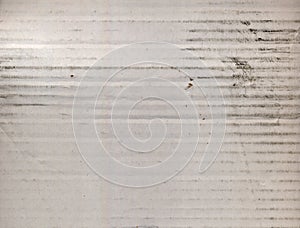 off white corrugated cardboard texture background