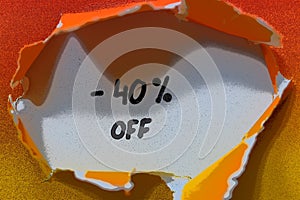 -40% off write