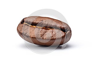 ?offee bean on white