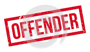 Offender rubber stamp