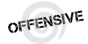 Offensive rubber stamp
