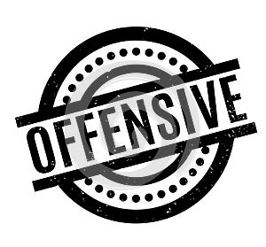 Offensive rubber stamp